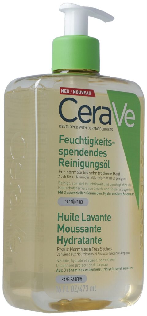CERAVE Huile lavante hydra moussante dist 473 ml