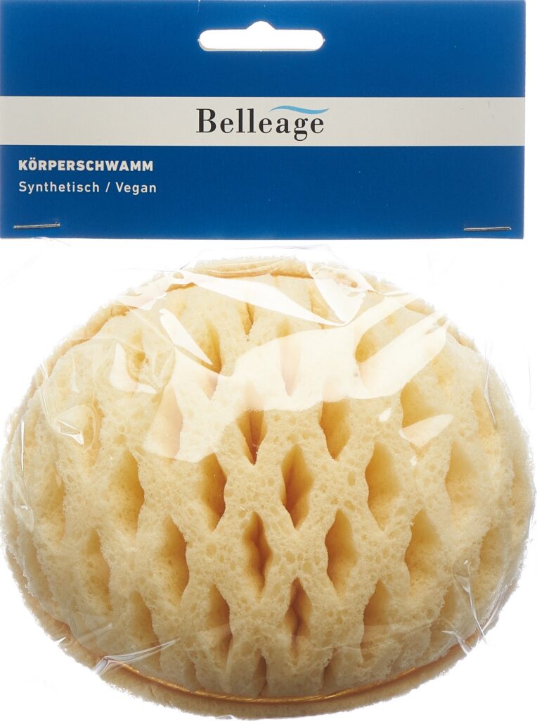 BELLEAGE éponge pour le corps synthétique