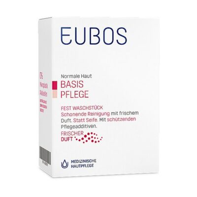 EUBOS savon solide parfumé rose (nouveau) 125 g