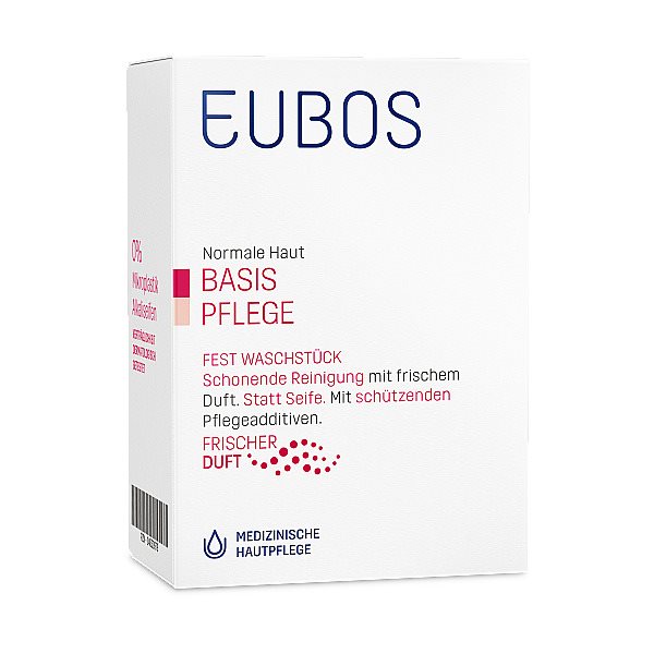 EUBOS savon solide parfumé rose (nouveau) 125 g