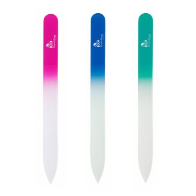 BORGHETTI Lime à ongles verre 13.5cm colorée ass