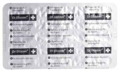 DÜNNER griffe du diable caps 60 pce