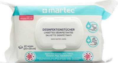 MARTEC Lingettes désinfectantes sach 40 pce