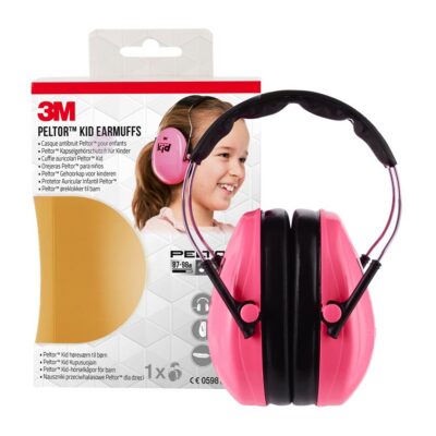 3M Peltor casque antibruit enfants rose