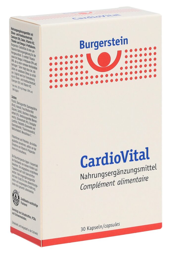BURGERSTEIN CardioVital caps 30 pce