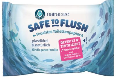 NATRACARE papier-toilette humide Safe Flush 30 pce