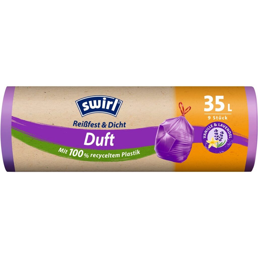 SWIRL sacs poub parf 35l lav-van liens couli 9 pce
