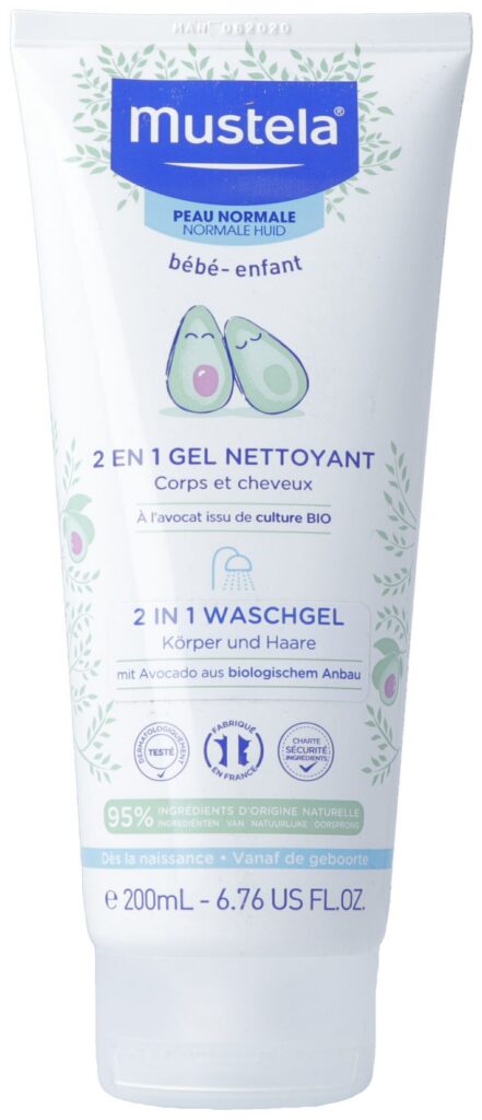MUSTELA 2en1 Gel nettoyant peau norm (nv) 200 ml