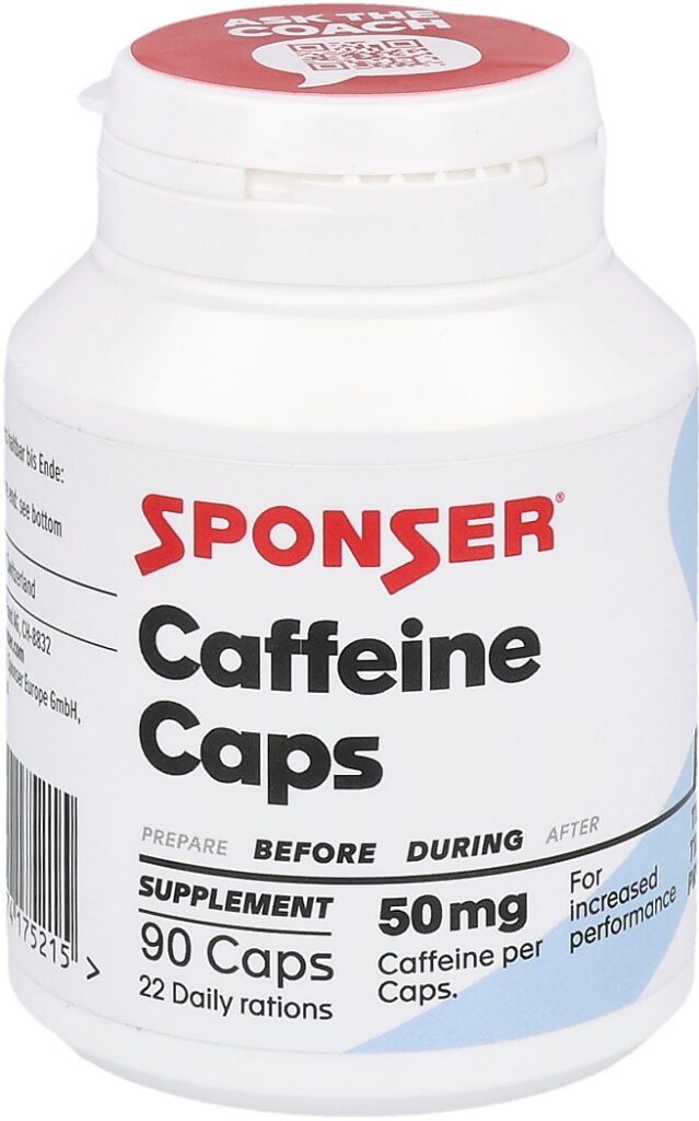 SPONSER Caffeine caps bte 90 pce
