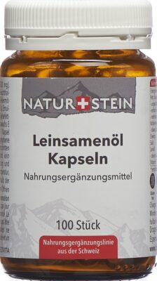NATURSTEIN Leinsamenöl caps fl verre 100 pce