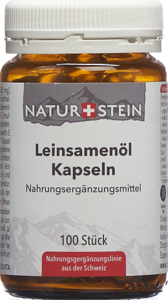 NATURSTEIN Leinsamenöl caps fl verre 100 pce