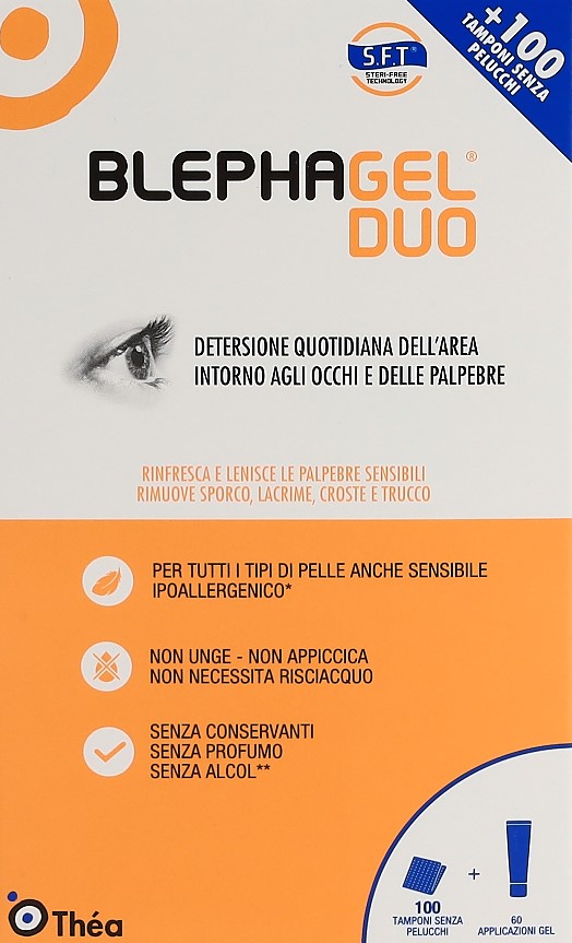 BLEPHAGEL duo gel 30g + 100 compresses