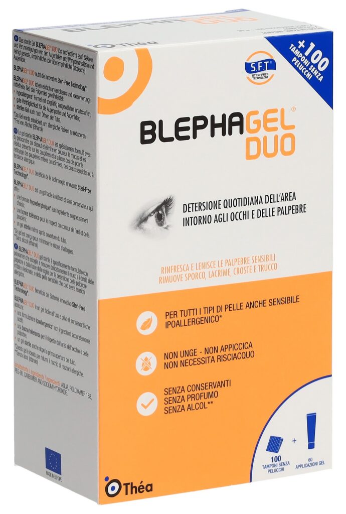 BLEPHAGEL duo gel 30g + 100 compresses