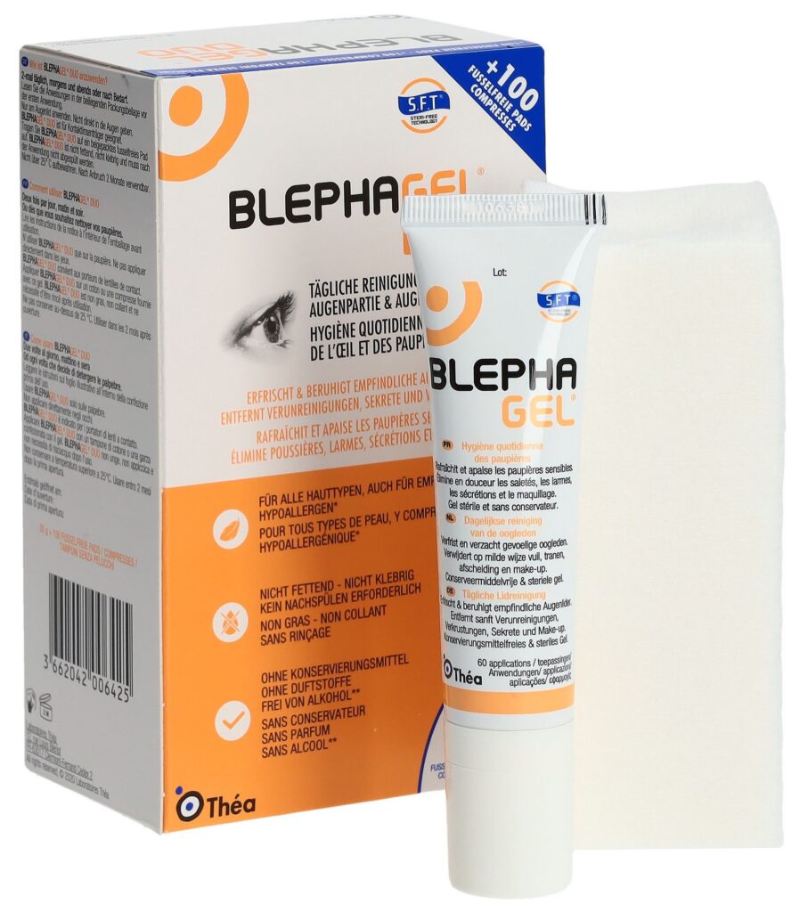 BLEPHAGEL duo gel 30g + 100 compresses