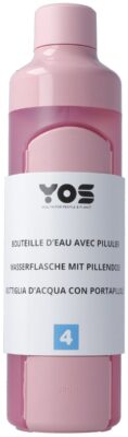 YOS Bottle journalier 375ml avec 4cases rose