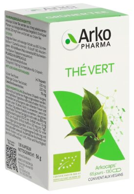 ARKOCAPS thé vierge caps bio bte 130 pce