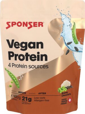 SPONSER Vegan Protein Chocolate sach 480 g