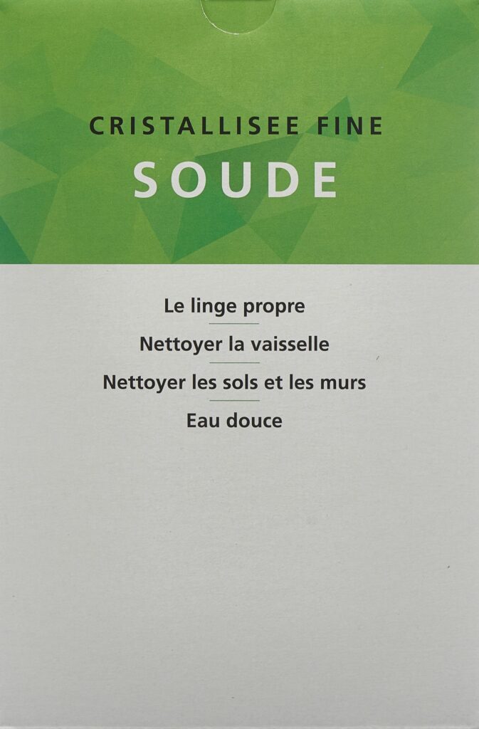SOUDE CRISTALLISEE fine Green pdr carton 1 kg