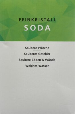 SOUDE CRISTALLISEE fine Green pdr carton 1 kg