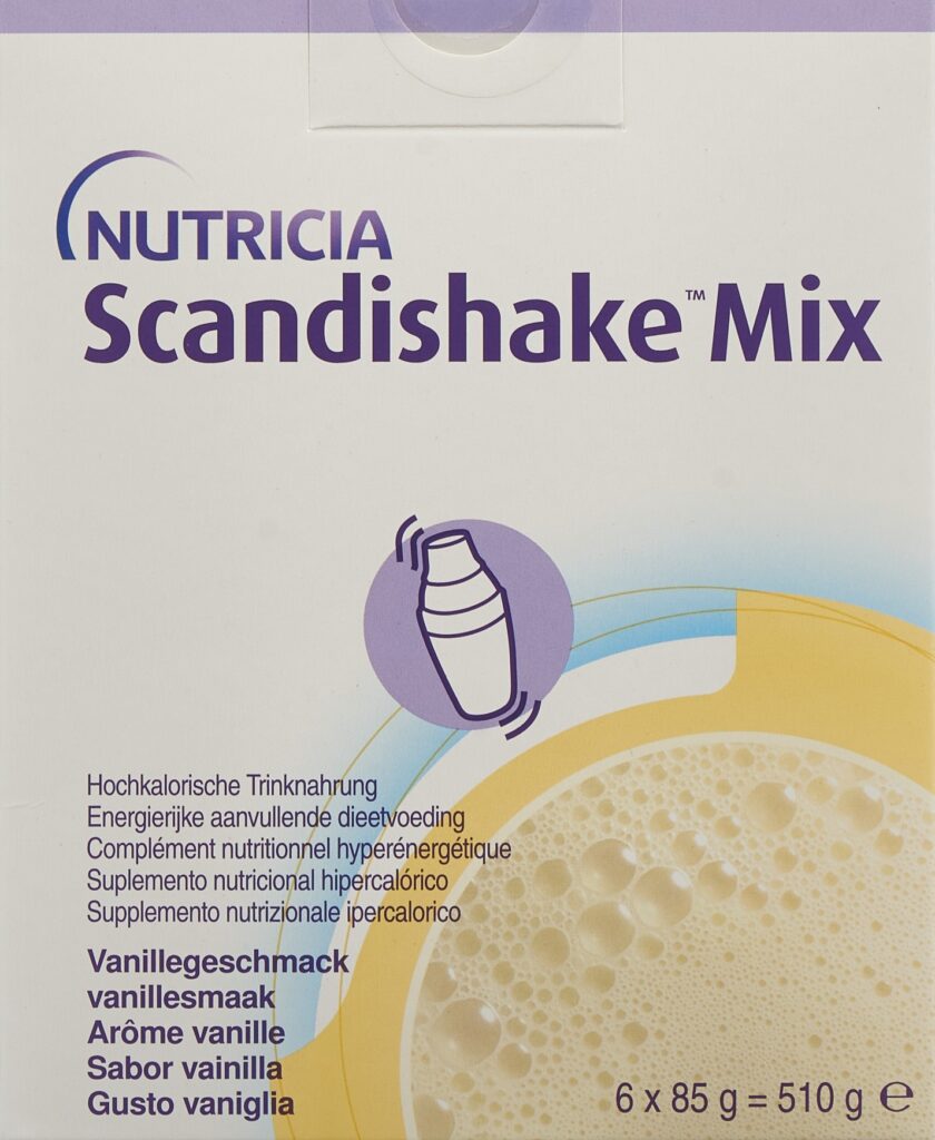SCANDISHAKE mix pdr vanille 6 sach 85 g