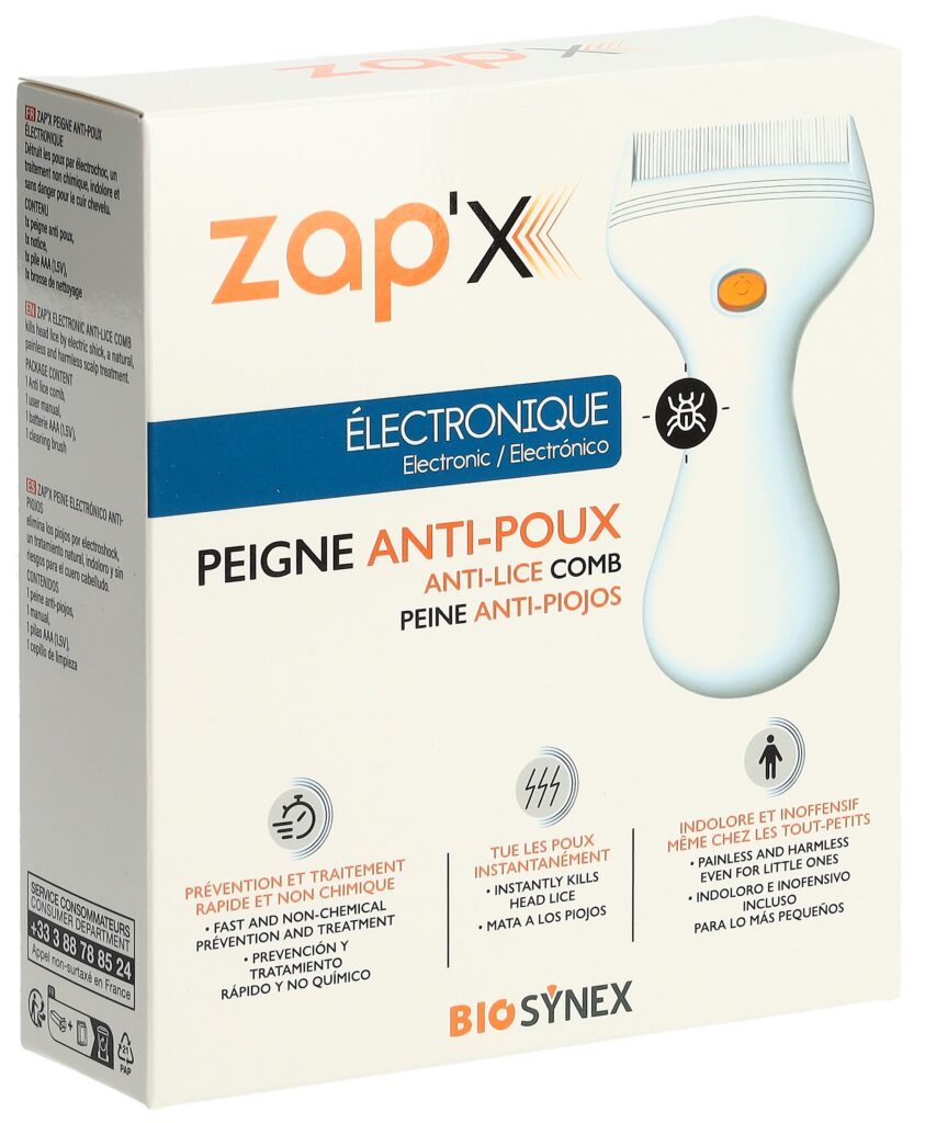 BIOSYNEX Peigne anti-poux électronique