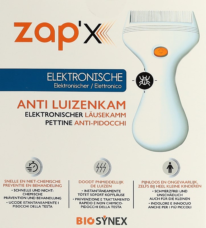 BIOSYNEX Peigne anti-poux électronique