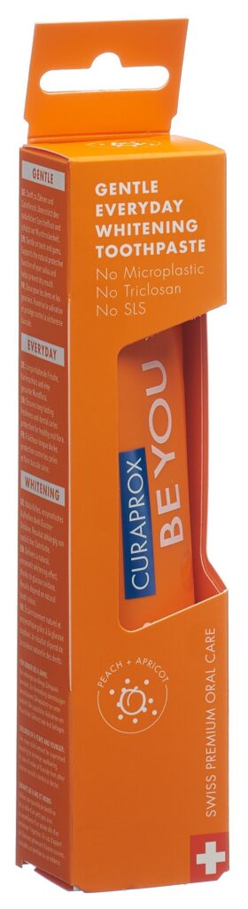CURAPROX Be you pêche+abricot orange carton 60 ml