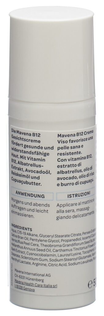 MAVENA B12 Crème Visage dist 50 ml