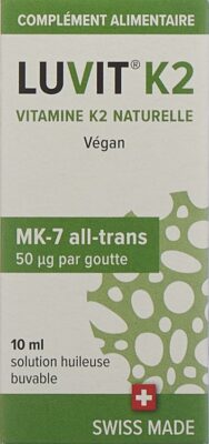 LUVIT K2 Vitamine naturelle fl gtt 10 ml