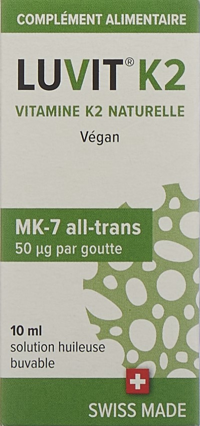 LUVIT K2 Vitamine naturelle fl gtt 10 ml
