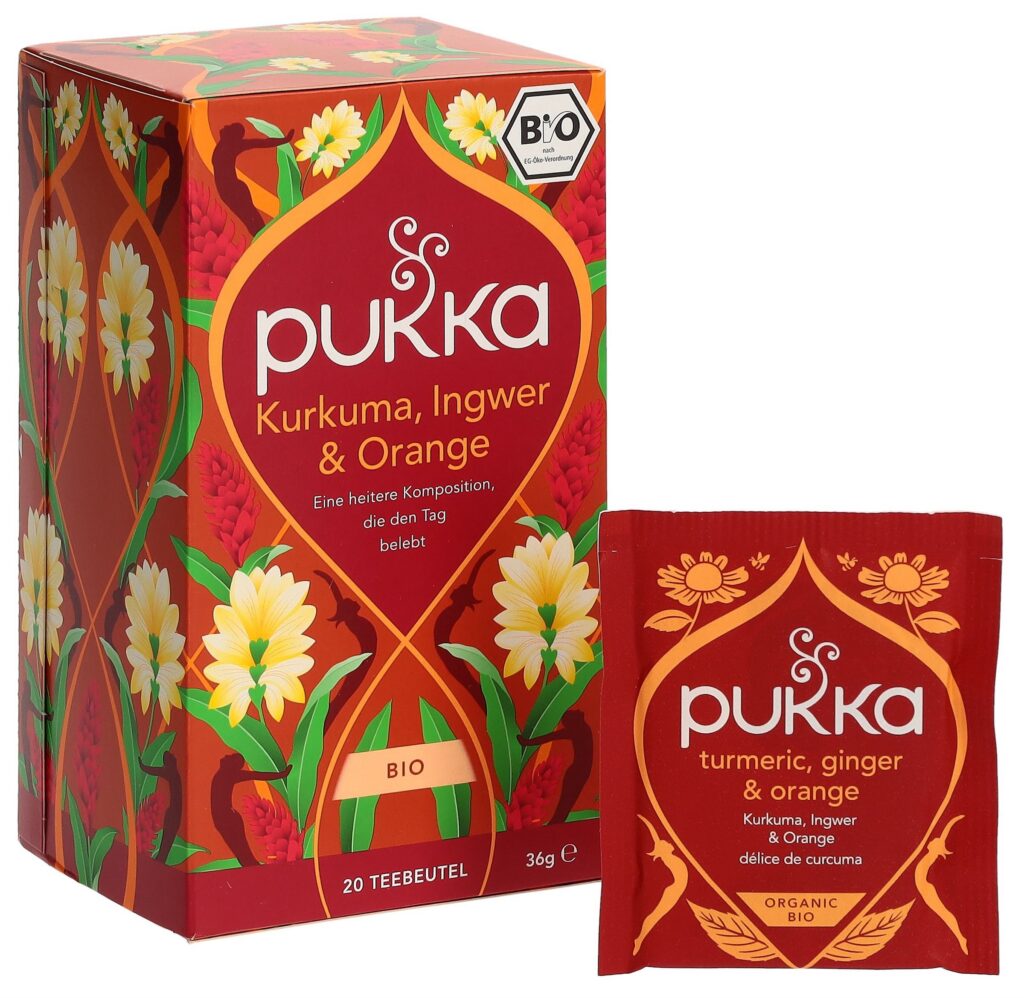PUKKA Kurkuma gingem&oran ex Kur Aktiv thé 20 pce