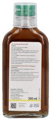 SCHOENENBERGER Pomme terre de plant fr bio 200 ml
