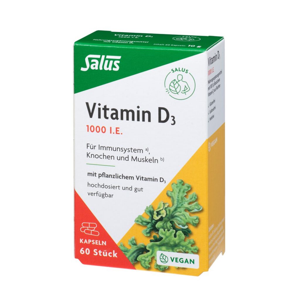 SALUS Vitamine D3 1000 IE caps vegan 60 pce