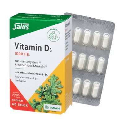 SALUS Vitamine D3 1000 IE caps vegan 60 pce