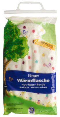 SÄNGER bouillotte caoutch pelu 2l points blancs