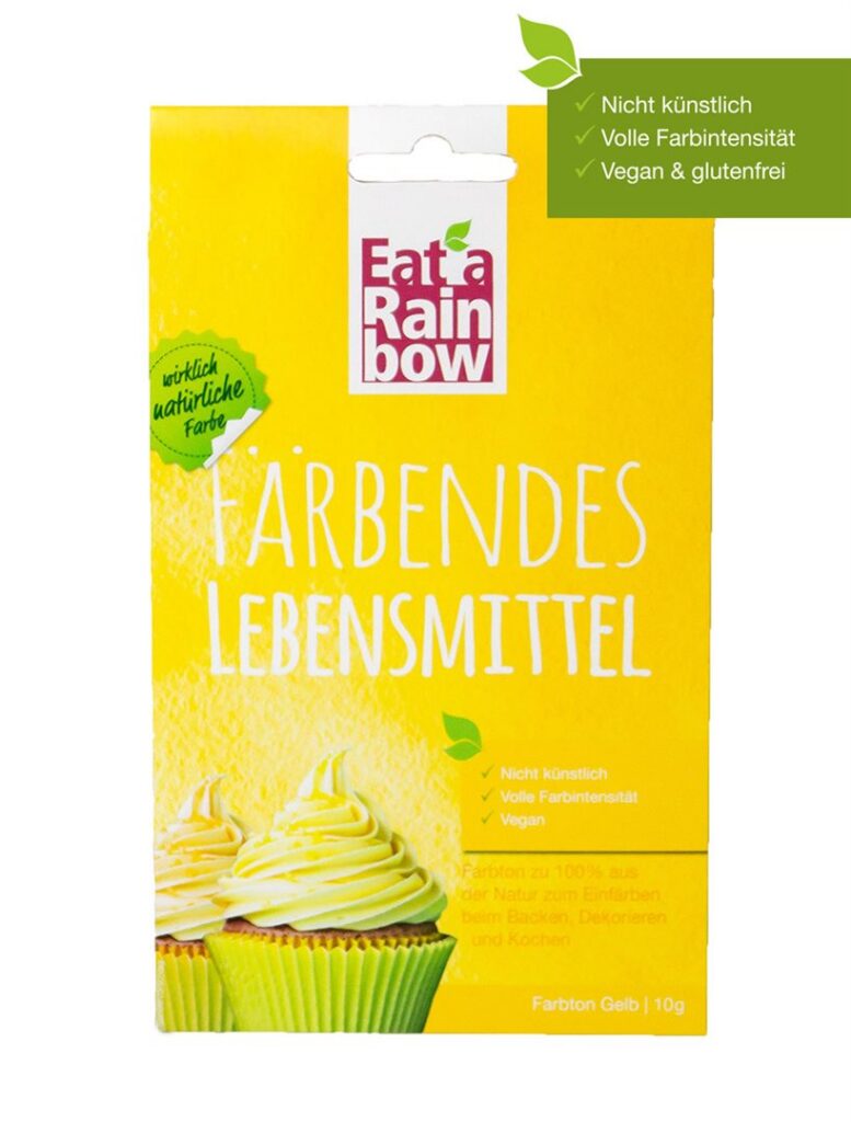EAT A RAINBOW colorant alimentaire jaune sach 10 g