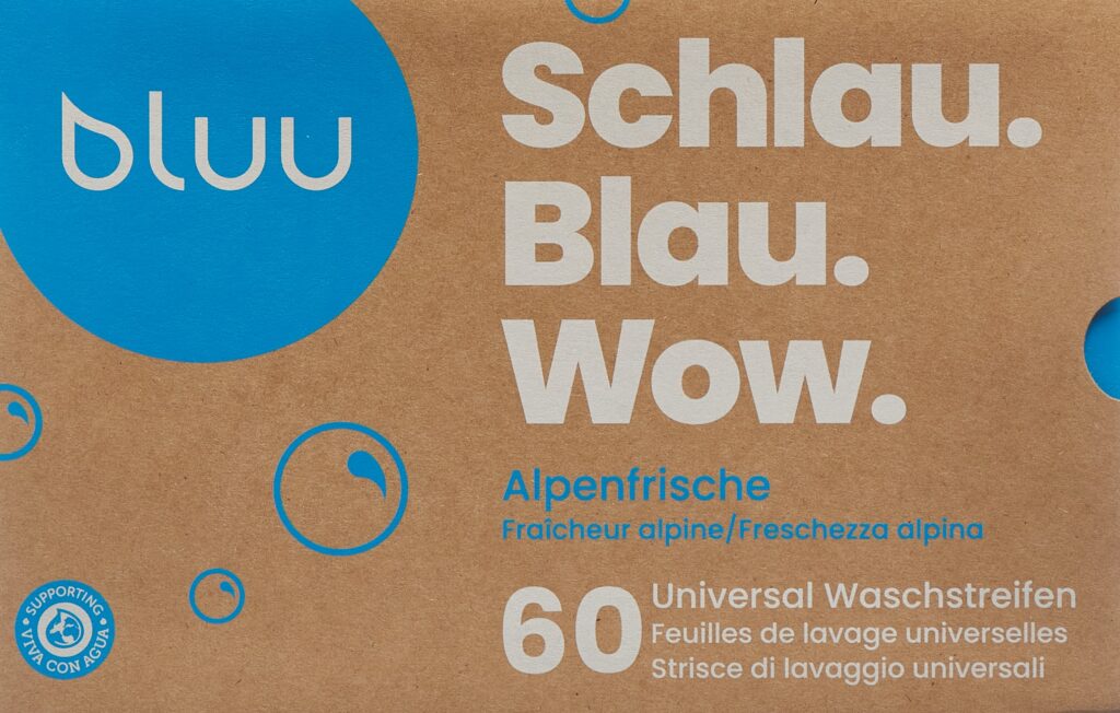 BLUU Feuille de lavage Alpenfrische 60 pce