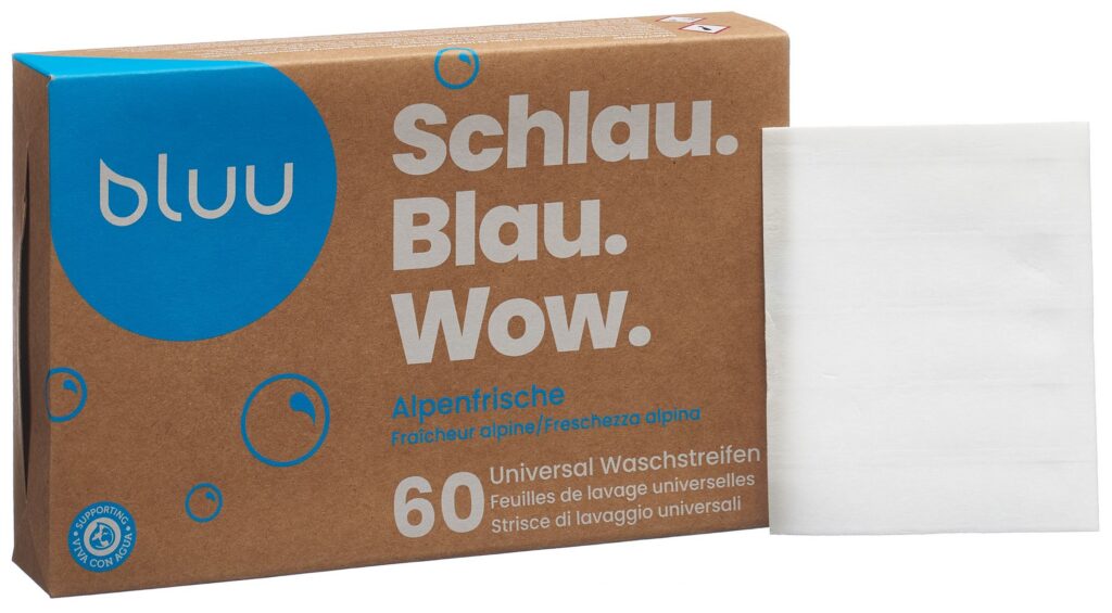 BLUU Feuille de lavage Alpenfrische 60 pce