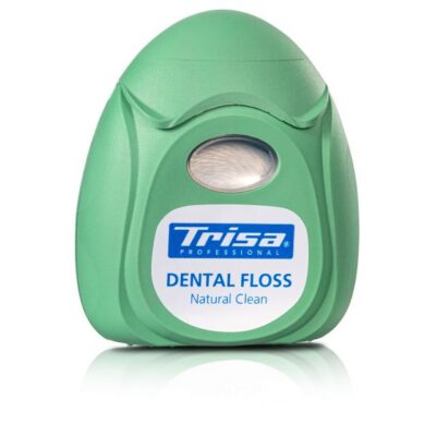 TRISA Natural Clean fil dentaire 40m mint