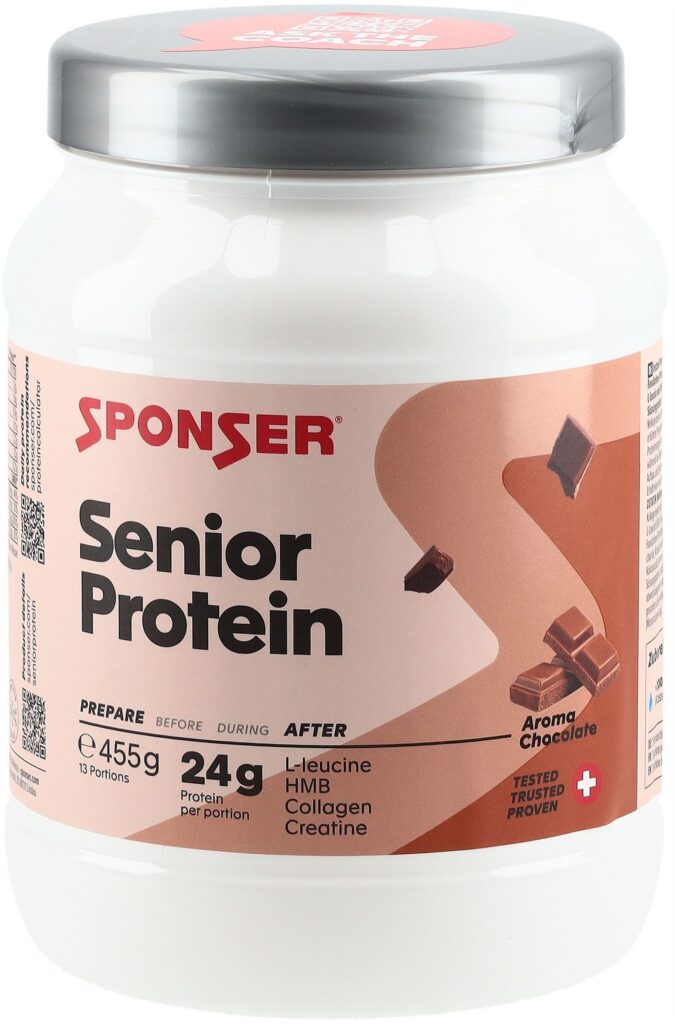 SPONSER Senior Protein pdr Chocolate bte 455 g
