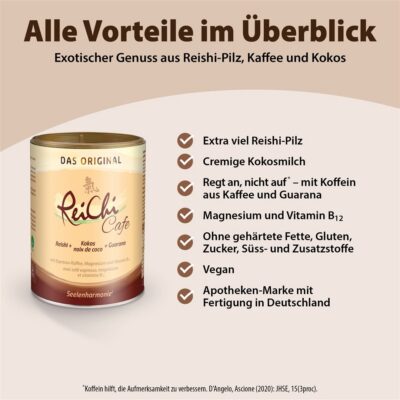 REICHI cafe café bien-être bte 300 g
