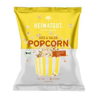 HEIMATGUT popcorn sucré et salé bio sach 90 g