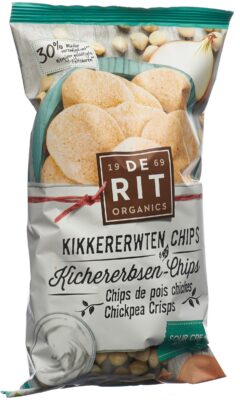 DE RIT Chips de pois chiches crème fr oig bio 75 g
