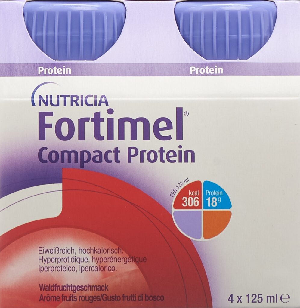 FORTIMEL Compact protéine fruits bois 4 x 125 ml