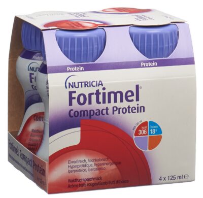 FORTIMEL Compact protéine fruits bois 4 x 125 ml