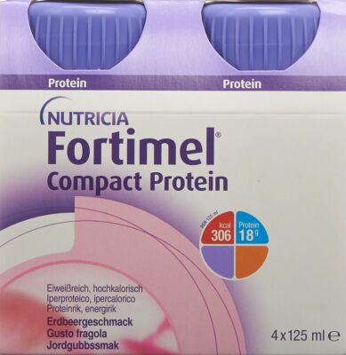 FORTIMEL Compact protéine fraise 4 fl 125 ml