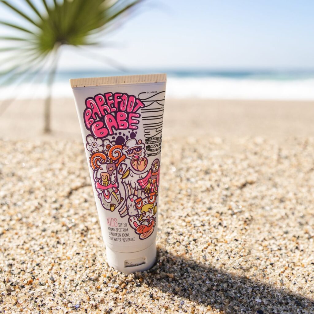 SKINNIES Gel Solaire Kids Barefoot Ba SPF50 100 ml