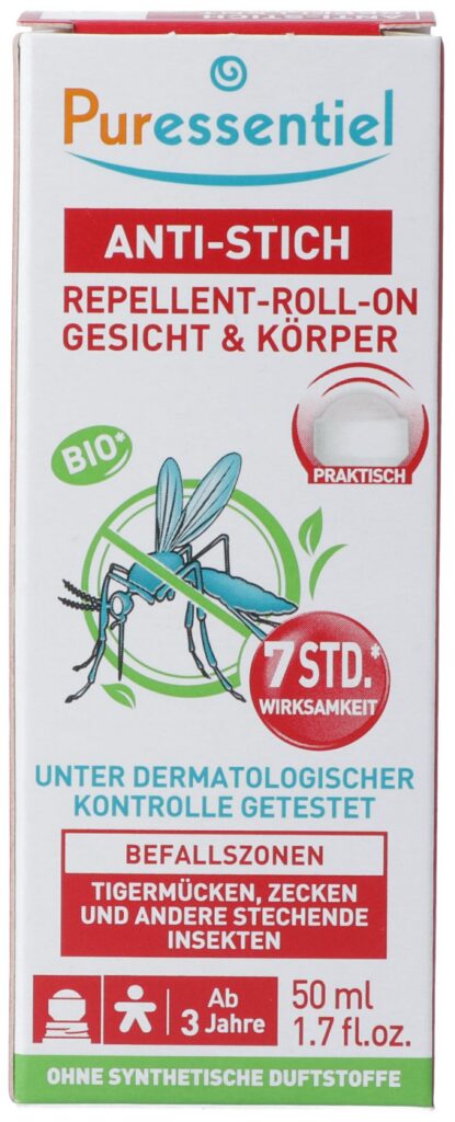 PURESSENTIEL anti-pique roll-on répulsif 50 ml