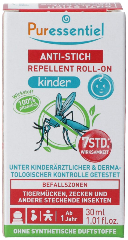PURESSENTIEL anti-pique roll-on répulsif enf 30 ml