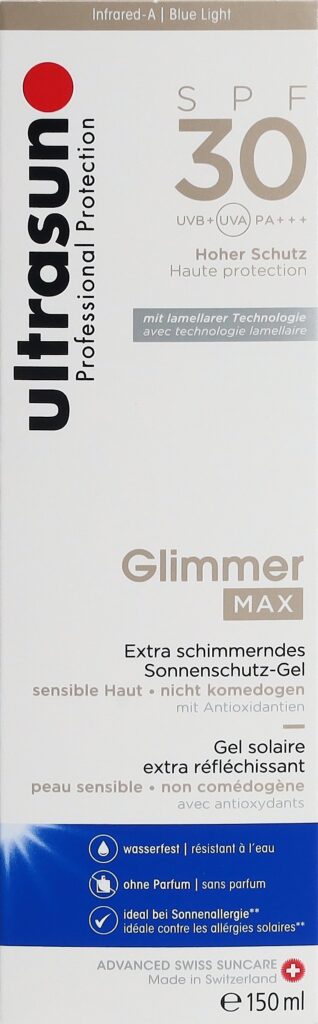 ULTRASUN Glimmer MAX SPF30 fl 150 ml